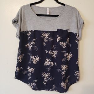 Xhilaration Floral Tee